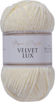 Utopia Crafts Velvet Lux Chenille Super Soft Chunky Yarn, 100g - 110m (Ivory), condition new