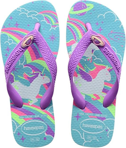 Havaianas Unisex Kid's Fantasy Flip Flops 7 uk child- new but scruffy box