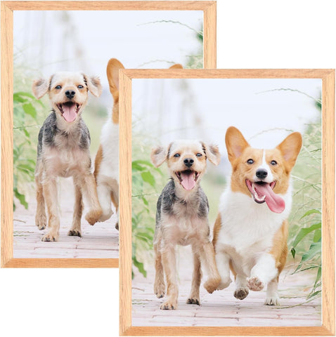 A5 Photo Frame,2 Pack-15x21cm OAK, condition new, scruffy box