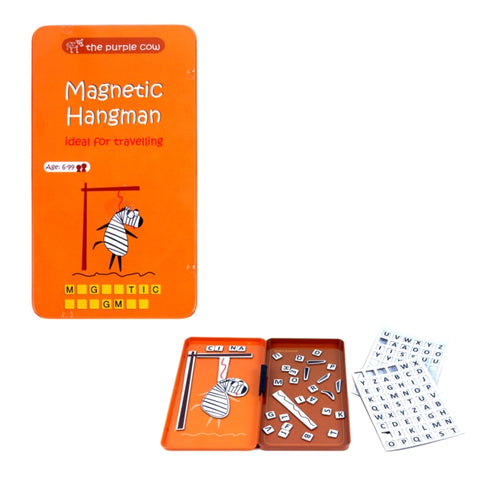 Hangman Magnetic Travel Game, condition used- acceptable