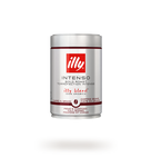 illy Whole Bean INTENSO roast Coffee 250g- best before 04/26- dirty/dented tin, missing lid