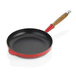 LE CREUSET SIGNATURE CAST IRON FRYING PAN 24 CM CERISE 200582406 , new, damaged box, chip on rim handle