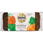 Biona Organic Rye Bread - Pumpkin Seed - 500g , best before 05/25, very slightly crushed