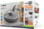 Tower Cerastone Forged Multi-Pan, 28 cm, condition new but missing lid and handle has a mark on it, scruffy, open box