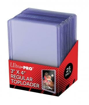 Ultra Pro Toploaders - 3 x 4 Inch Toploaders Clear (Pack of 25)