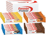 Premier Protein High Protein Bar 50% - Multiflavourbox - 20x40g, best before 02/26, damaged box, taped