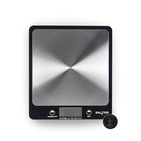 Salter Evo Digital Kitchen Scale, condition new, but light marks, no batteries