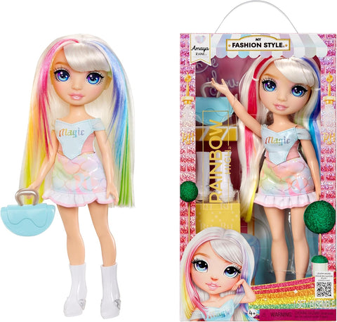 Rainbow High My Fashion Style Doll, Amaya, New, slightly dented original box