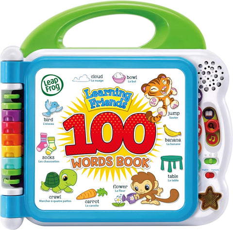 Leapfrog Learning Friends 100 Words Baby Book, for Boys & Girls 1, 2, 3, 4+ Year, English Version- used acceptable , slight marks/no box