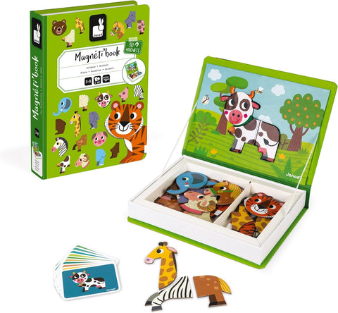 Janod - MagnetiBook Animals , condition : used  good , one magnet missing