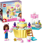 LEGO Gabby's Dollhouse Bakey with Cakey Fun Toy with Gabby and Cakey Cat Figures, Aged 4+, damaged/open box but sealed bags inside