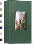 Popotop Photo Album 4x6-300 Photos Linen Cover Photo Books with 300 Horizontal Pockets- new