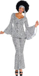 amscan - Womens 1970's Disco Dancing Queen Fancy Dress Costume- new but missing original packaging