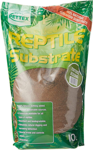 Pettex Reptile Substrate Tortoise Soil Bedding, 10 L- damaged pack and bagged