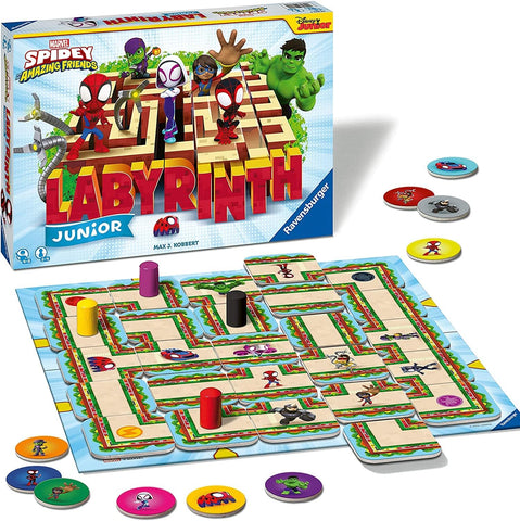 Ravensburger Spidey and His Amazing Friends Junior Labyrinth - Used very good, scruffy opened box