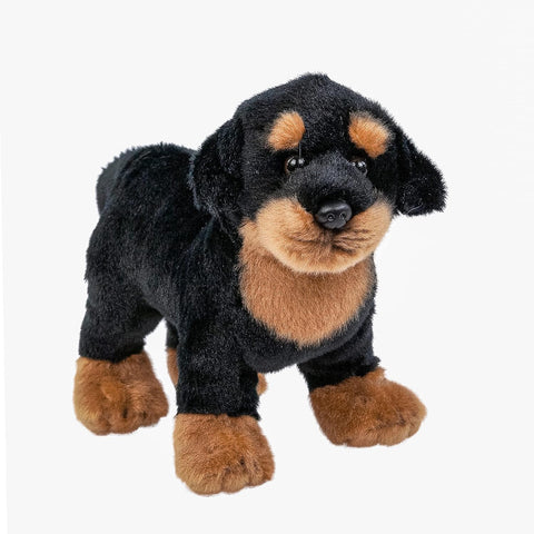 Teddys Rothenburg Cuddly Standing Toy Dog Rottweiler 18 cm- new but open packaging