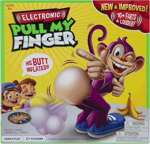 Pull My Finger Interactive Board Game  Hilarious Farting Sounds with Feature Monkey, Used very good