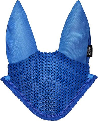 Harrison Howard Classic Fly Veil Horse Fly Hood-Champion Blue full (large) (ref to3-5)