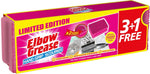 Elbow Grease Hand Grip Scourer - Heavy Duty Washing Up Sponge (4 Pack - Pink)
