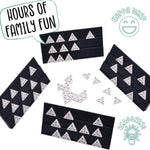 Jaques of London Triangle Dominoes Game including Travel Zip Case, condition used- very good, no original packaging