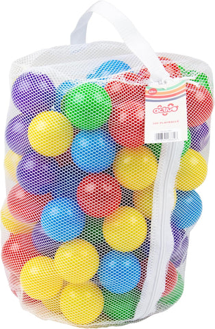 Activo 100 Ball Pit Play Balls, used-very good condition, some balls are missing, scruffy packaging