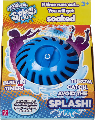 STAY ACTIVE SPLASH OUT toy game, New but scruffy packaging,