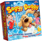 IDEAL | Soggy Doggy: The showering, shaking, doggy bathing game | For 2-4 Players | Ages 4+/ used- acceptable but 2 tokens missing , slight marks on board