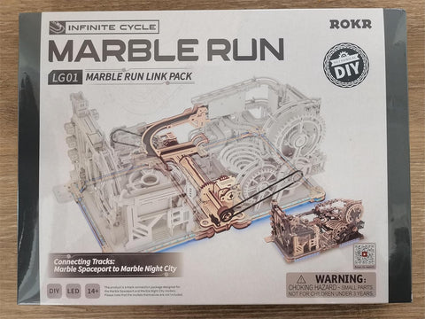 ROKR Marble Run Link Pack (LG01), New but broken cellophane