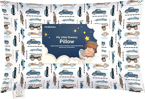 KeaBabies Toddler Pillow with Pillowcase, condition new, open packaging
