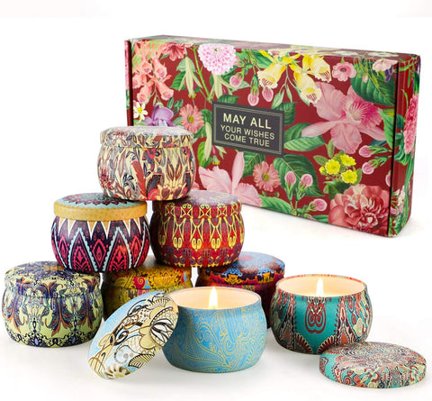 CREASHINE 8 Pack Scented Candles Gifts Set for Women 125g/5.65Oz new