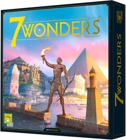 Repos Production | 7 Wonders | Used good, open damaged box, cards and board have been played with