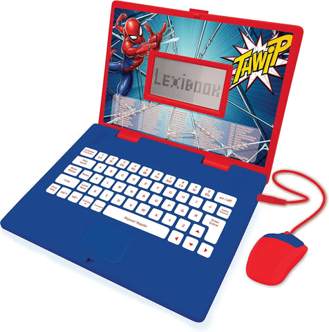 Lexibook Spider-Man Bilingual Laptop Spanish/english , condition: used good , no box ( ref TT-43)