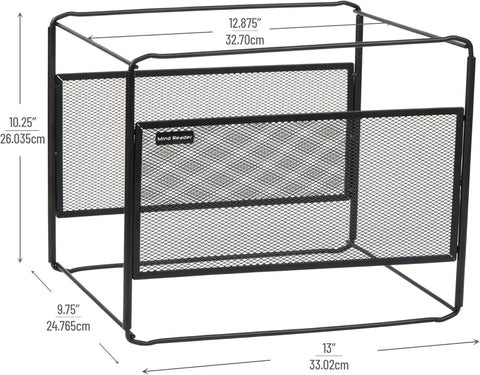 Mind Reader Hanging File Folder Organizer, Used- very good, some chips of the paint, not visible when assembled