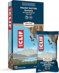 CLIF BAR - Energy Bar - Peanut Butter Banana with Dark Chocolate - 12 x 68 g- best before 01/25- damaged box and bagged