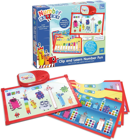 Numberblocks  Clip Toy-Learn Maths Skills, like new , open box