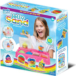 Jelly Sand Super Studio, Used- good, only 4 sands instead of 8, open, scruffy box