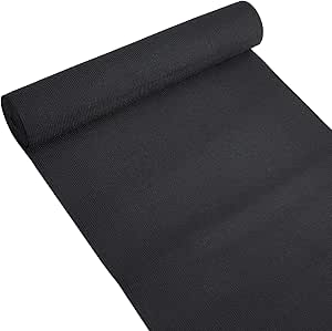 BENECREAT 2 Yard Black Rubber Elastic Band 250mm Wide, new, no original packaging, open, scruffy bag
