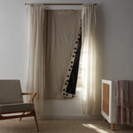 Amazon Basics Portable Blackout Curtain, Beige, condition new, no original packaging