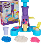 Kinetic Sand, Soft Serve Station with 396g of Play Sand, New but damaged box and damaged instructions