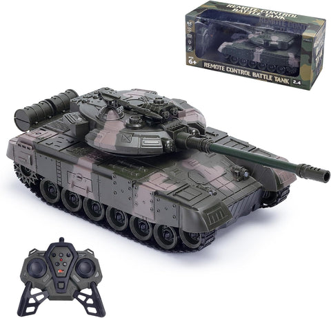1:20 Scale RC Army Military Tank, new but open-scruffy box