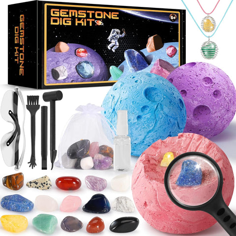 Perbabe Gemstone Dig Kit, New but open, scruffy box