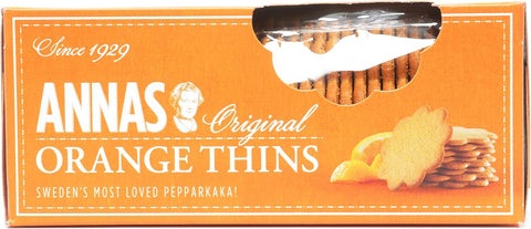 Annas Original Orange Thins 150g - best before 22/12/25