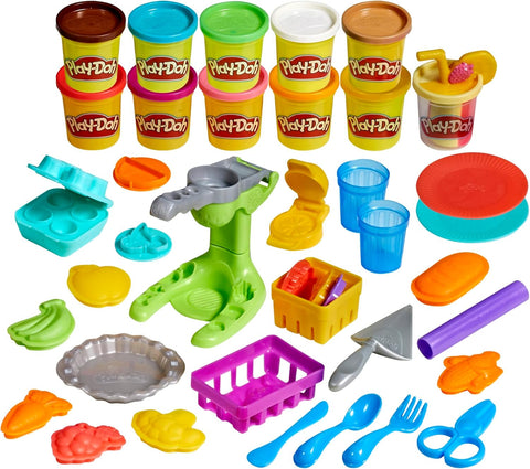 Play-Doh F7396 PD Farmers Market Playset Amazon Exclusive, New but open, scruffy box