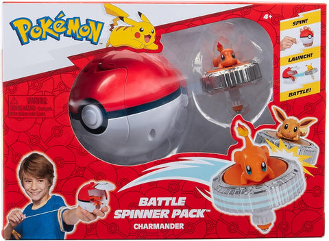 Pokémon Battle Spinner Single-Pack Charmander, Used- very good, slightly scruffy box