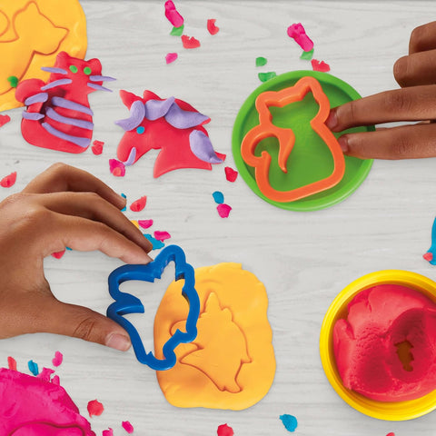 Play-Doh Party Favour Pack,  Modelling Compound Set, New but ONLY 14 pcs, not 24, open, scruffy box