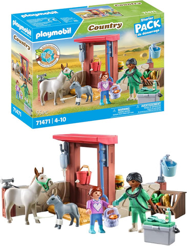 Playmobil Country: Farmyard Veterinarian Starter Pack, New but scruffy box