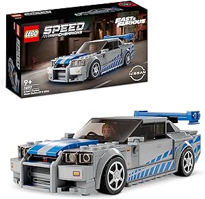 LEGO Speed Champions 2 Fast 2 Furious Nissan Skyline, New but open, damaged box