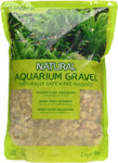 Marina Decorative Aquarium Gravel Natural Desert Pebble, 2 - 4 mm, 2 Kg, Beige, damaged pack, sealed