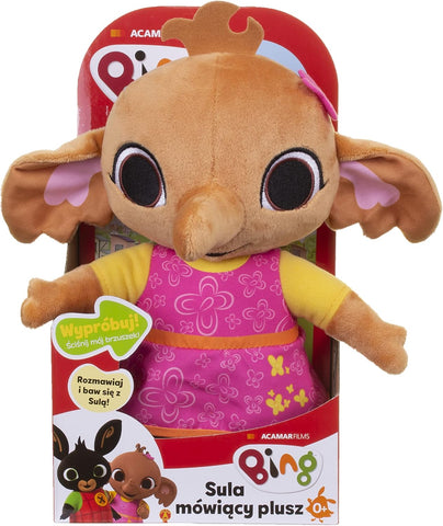 Bing Sula Talking Plush, POLISH LANGUAGE, new