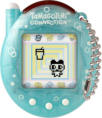 TAMAGOTCHI Bandai Connection Digital Melon Soda Shell Virtual Pet, New but scruffy packaging
